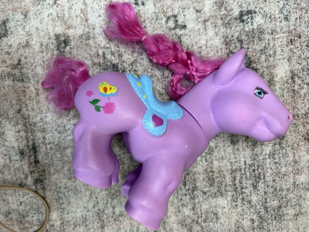 Vintage my little pony large plastic hard toy butterfly